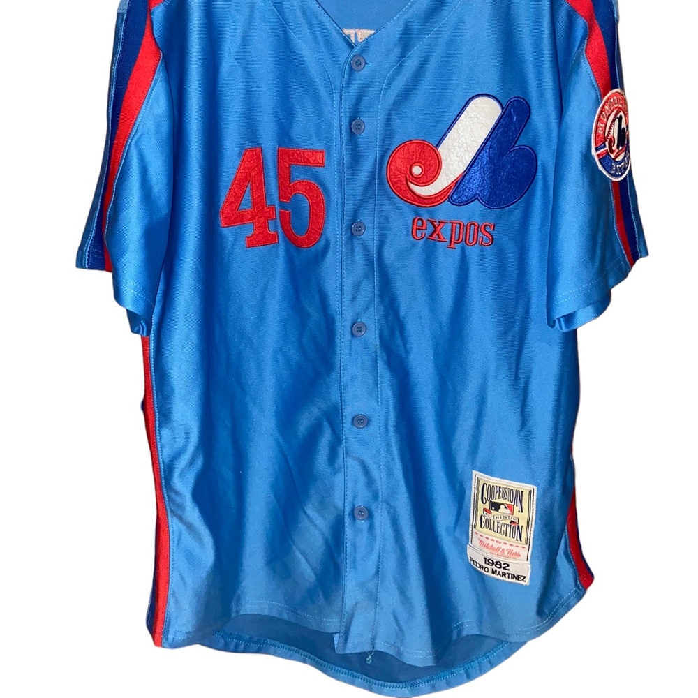 Mitchell & Ness Expos Jersey #45 PEDRO MARTINEZ 1982 Size 48 (XL-Men’s)